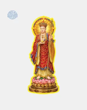 Tranh Địa Tạng Vương Bồ Tát chất liệu nhựa xốp