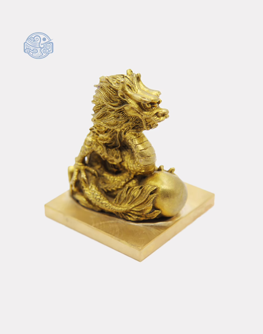 Dấu triện gắn linh vật đồng - Ảnh 2