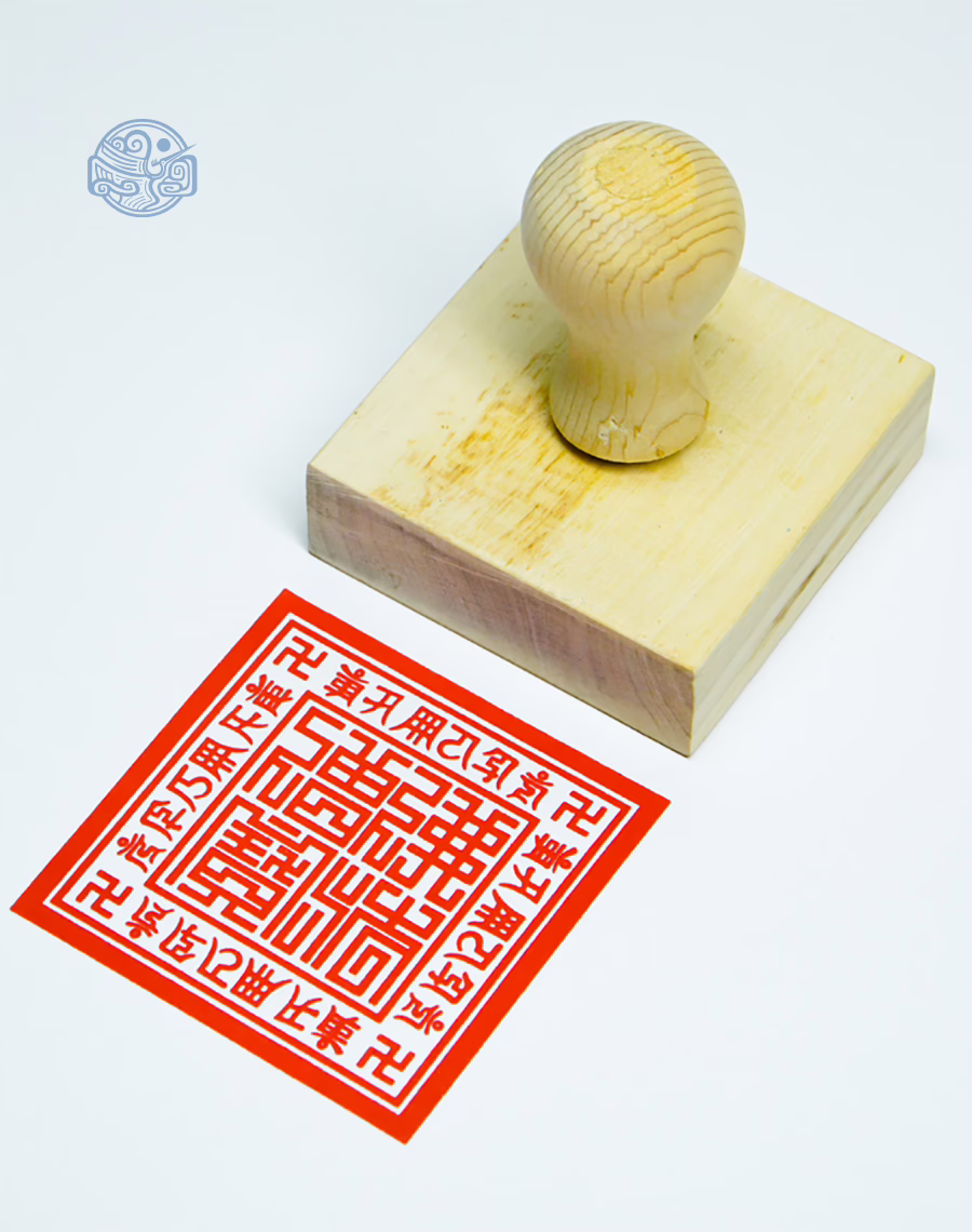 Dấu triện tam bảo án gỗ - Ảnh 8