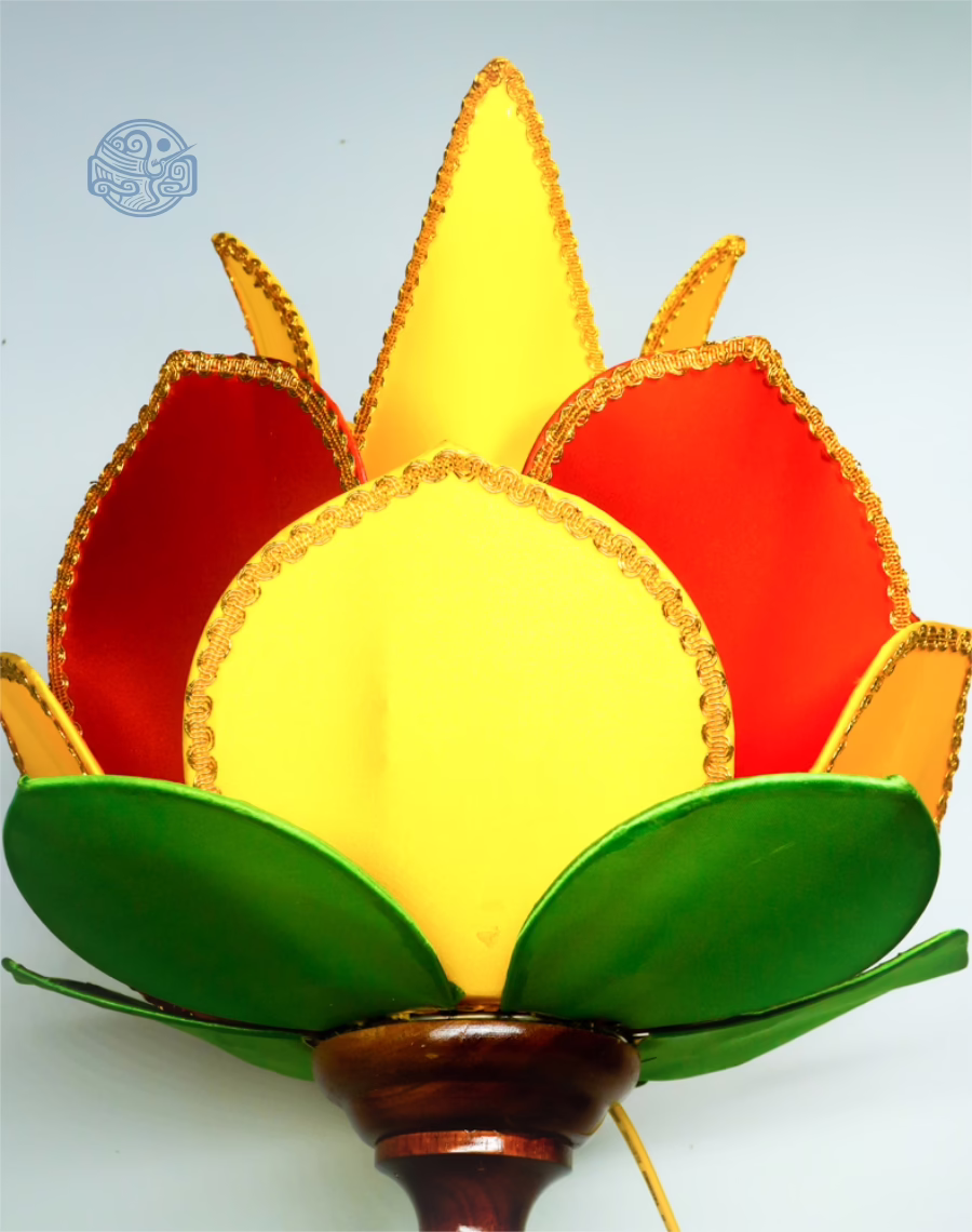 Đèn lụa hoa sen có đế 60cm - Ảnh 17