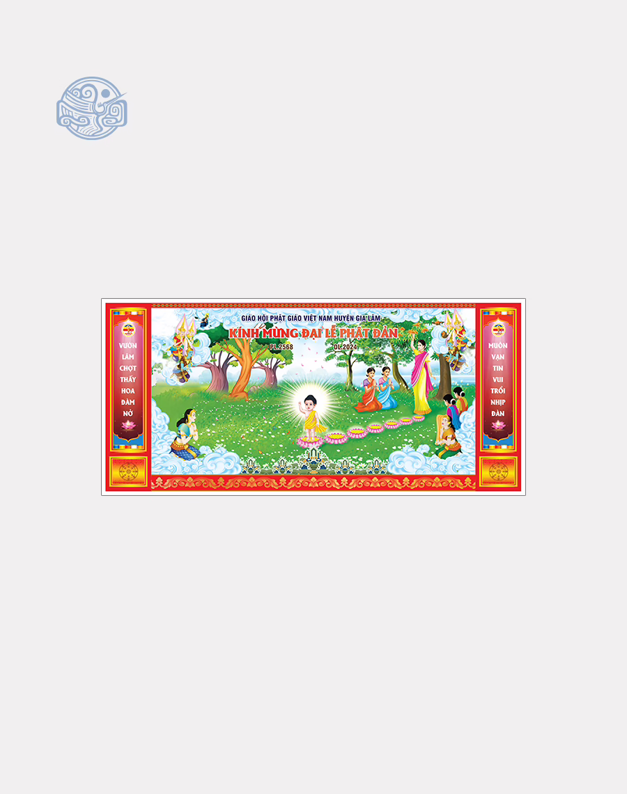Phông nền sân khấu - Backdrop Phật Đản - Ảnh 6