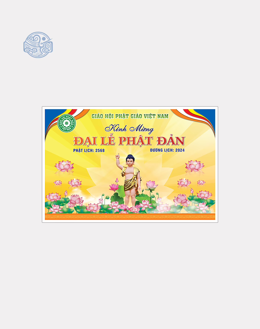 Phông nền sân khấu - Backdrop Phật Đản - Ảnh 4