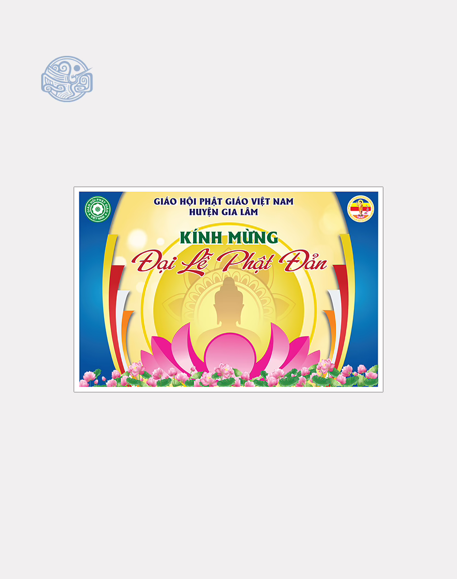 Phông nền sân khấu - Backdrop Phật Đản - Ảnh 3