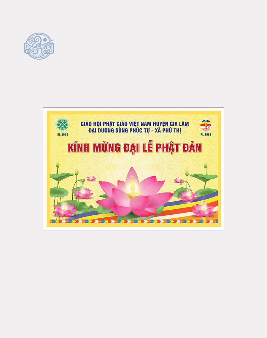 Phông nền sân khấu - Backdrop Phật Đản - Ảnh 2
