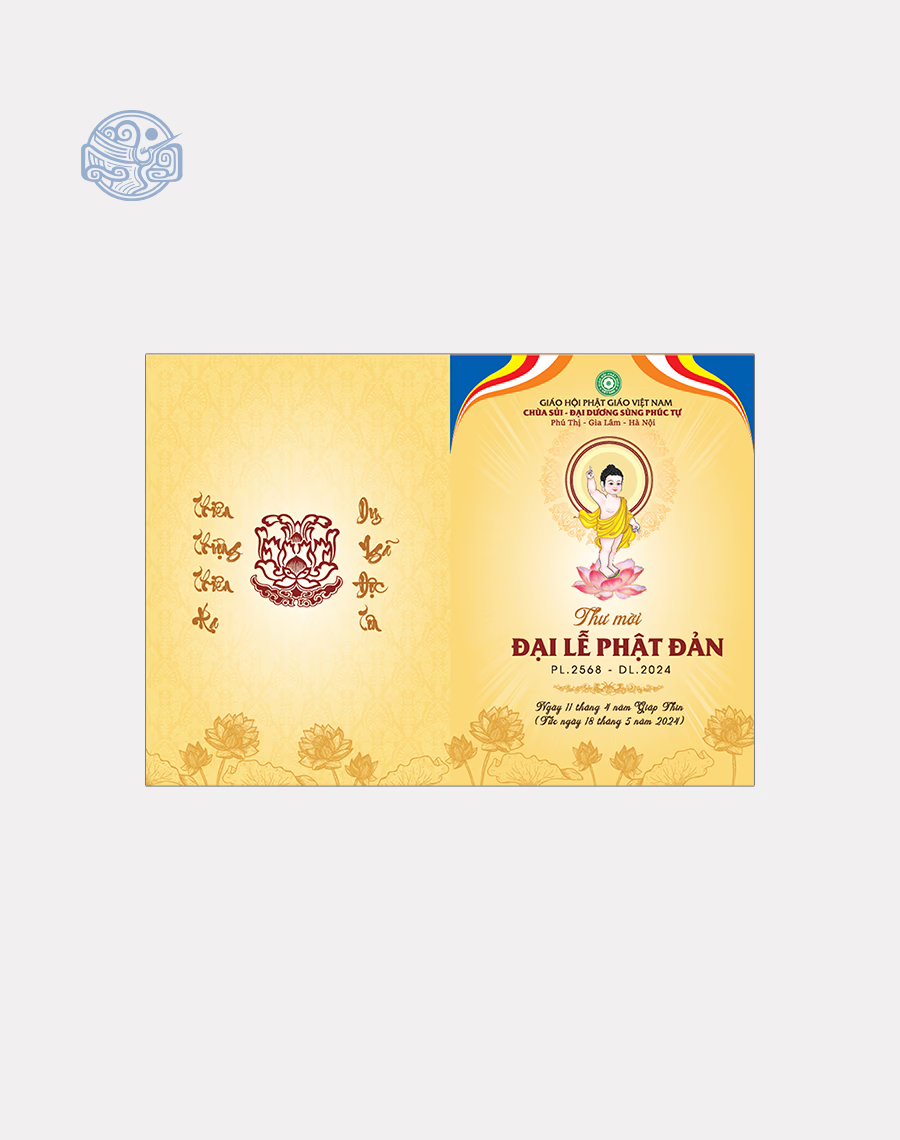 Thiệp mời thiết kế (mùa Vu Lan, Phật Đản, lễ, tết,...) - Ảnh 2