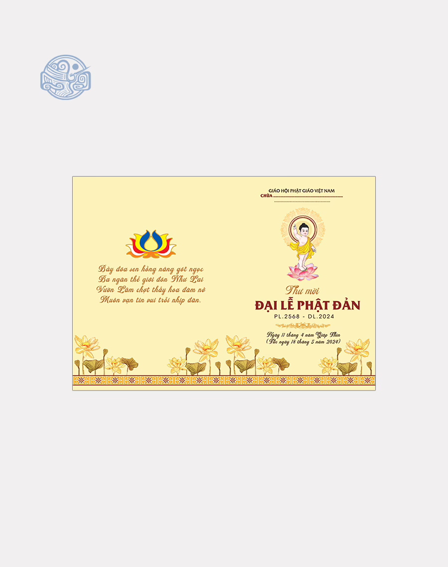 Thiệp mời thiết kế (mùa Vu Lan, Phật Đản, lễ, tết,...) - Ảnh 7