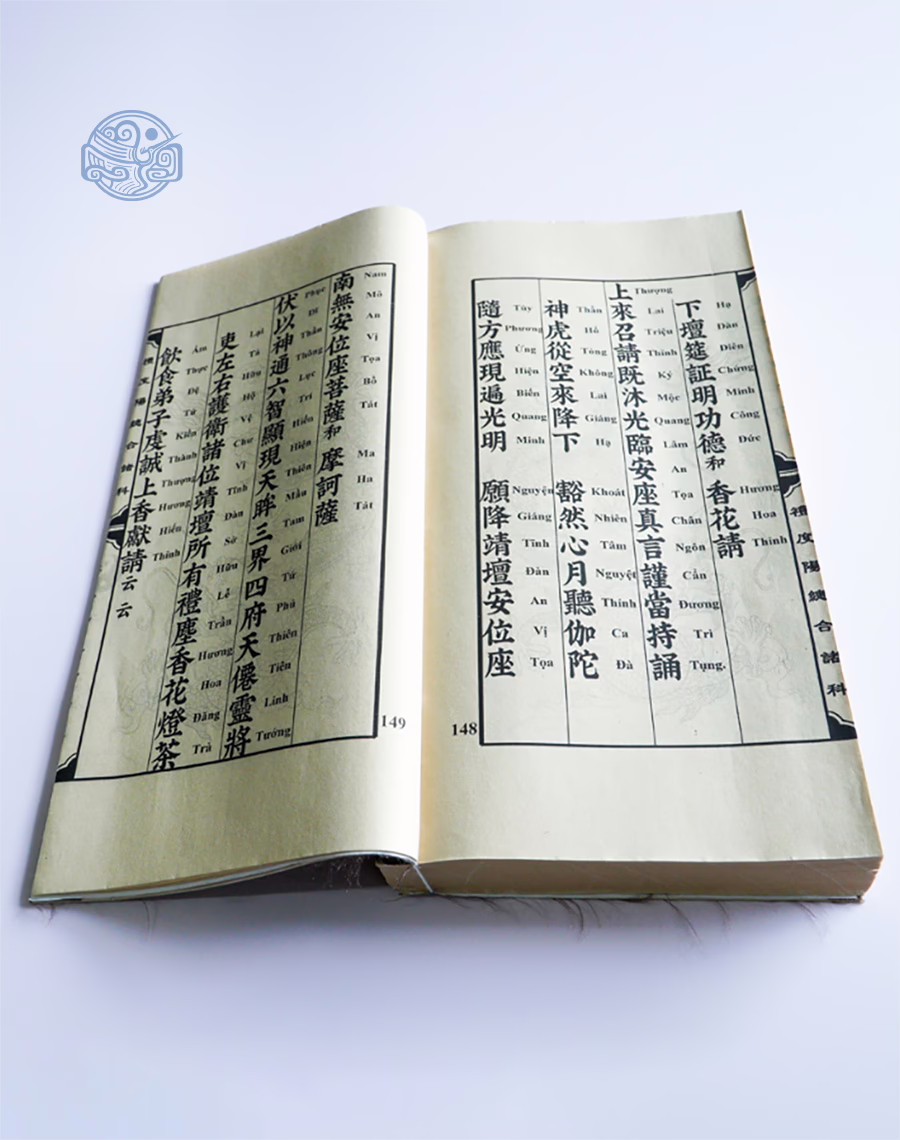 Sách khao luyện phật thánh binh tướng sai văn song ngữ xuyến chỉ - Ảnh 5