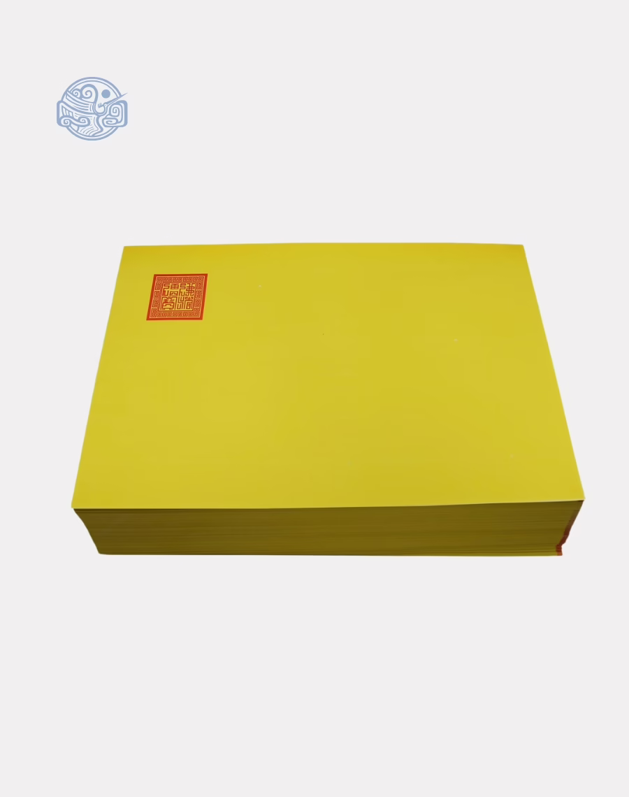 Giấy in sớ Việt Lạc nền vàng