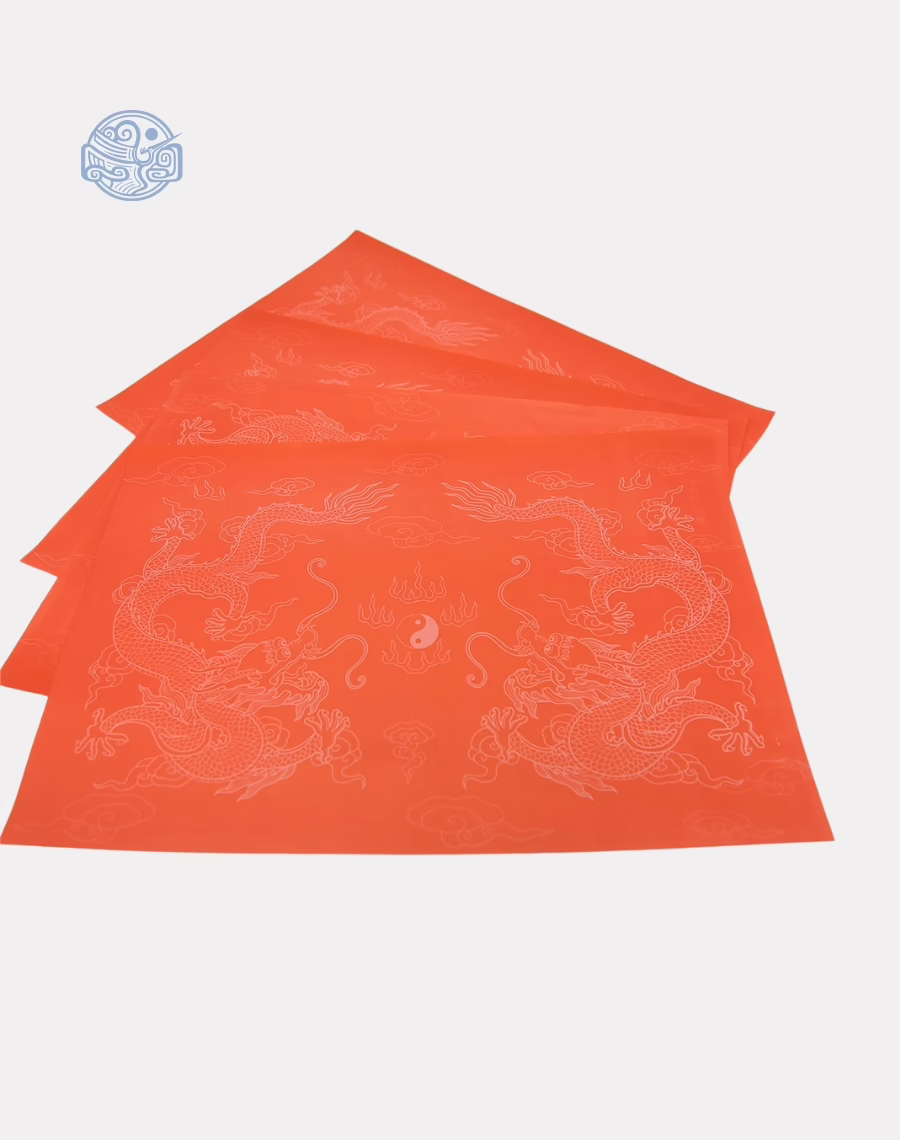 Giấy in sớ Việt Lạc rồng chầu RH nền đỏ - Ảnh 3