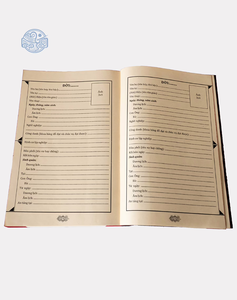 Sổ ghi gia phả - Ảnh 4